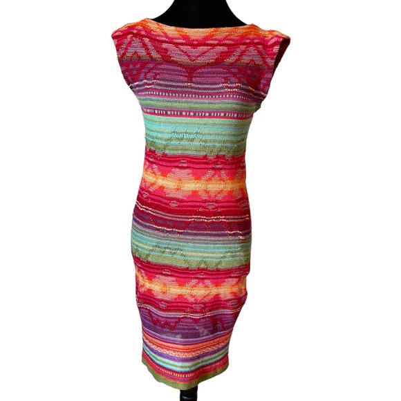 Ralph Lauren Linen & Cotton Cap Sleeve Dress - Picture 10 of 11